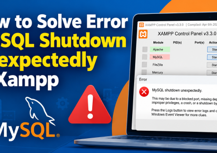 Fix MySQL Shutdown Error in XAMPP
