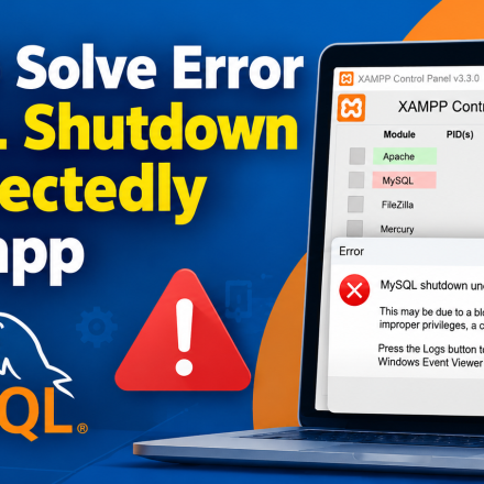 Fix MySQL Shutdown Error in XAMPP